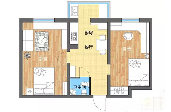 |西安裝修公司| 建筑師夫婦的妙筆生花， 老房搭出清新文藝范